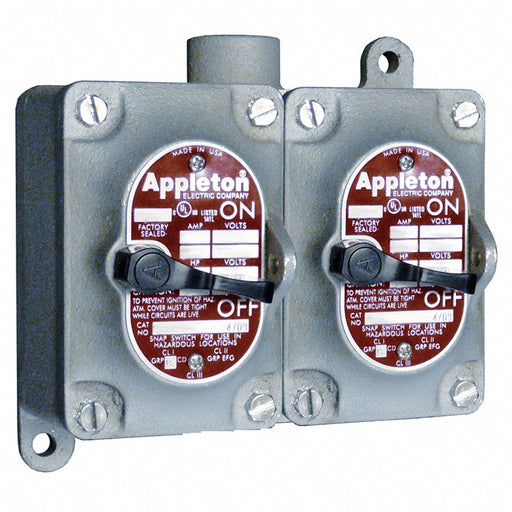 Tumbler Switch 2 Gang Dead-End 1-Pole