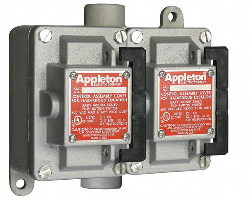 Tumbler Switch 2 Gang Feed-Thru 3-Way