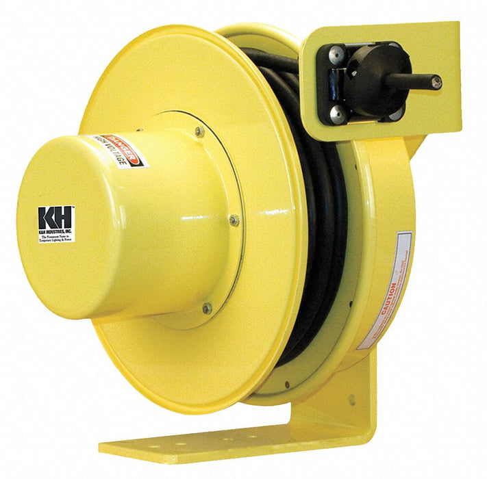 ExtensionCordReel Yellow 50ft 10AWG