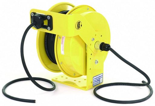 ExtensionCordReel Yellow 70ft 14AWG