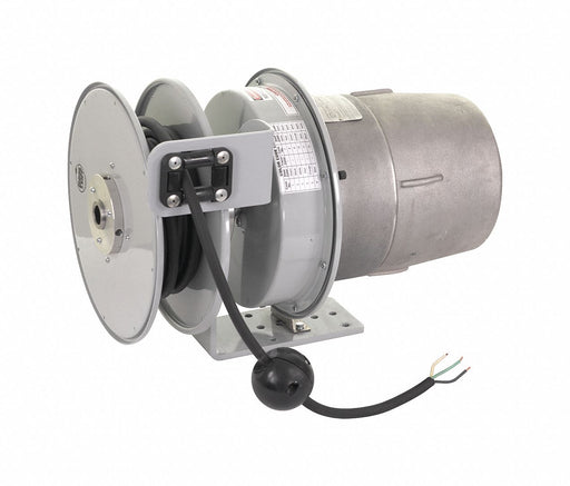 Extension Cord Reel Gray 50 ft 14 AWG