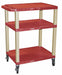 M6556 Utility Cart 300 lb Cap. Resin 3 Shlvs