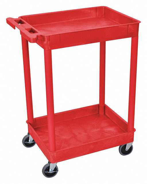 Utility Cart 300 lb Cap. PE 2 Shelves