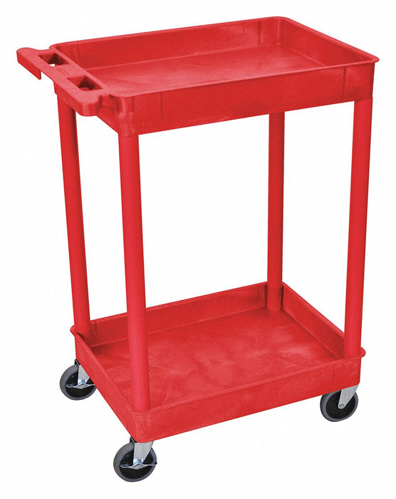 Utility Cart 300 lb Cap. PE 2 Shelves