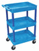 Utility Cart 300 lb Cap. PE 3 Shelves