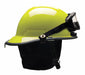Fire Helmet Lime-Yellow Thermoplastic