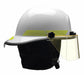 Fire Helmet White Thermoplastic