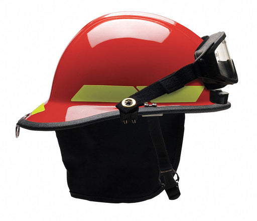 Fire Helmet Red Thermoplastic