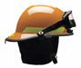 Fire Helmet Orange Thermoplastic