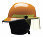 Fire Helmet Orange Fiberglass