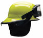 Fire Helmet Lime-Yellow Thermoplastic