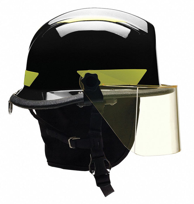G8579 Fire/Rescue Helmet Black Thermoplastic