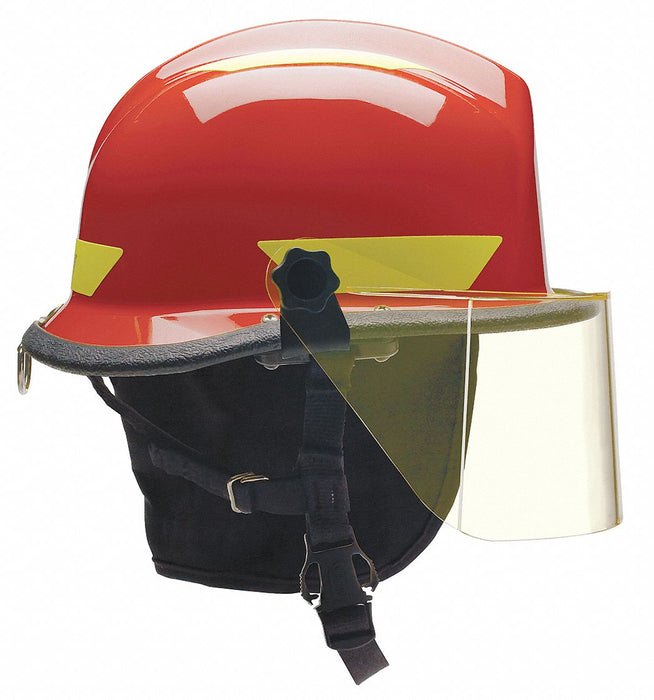 G8579 Fire/Rescue Helmet Red Thermoplastic