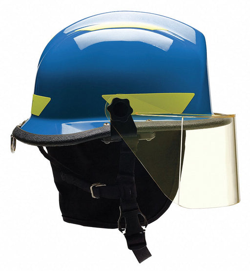 G8579 Fire/Rescue Helmet Blue Thermoplastic