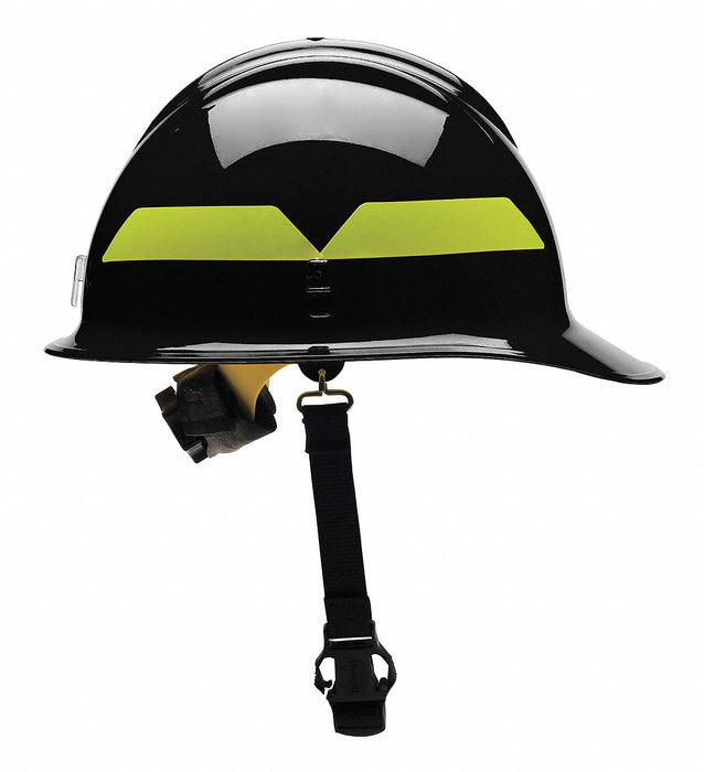 Fire Helmet Black Thermoplastic
