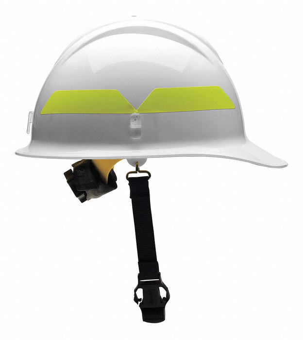 Fire Helmet White Thermoplastic