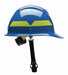 Fire Helmet Blue Thermoplastic