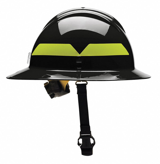 Fire Helmet Black Thermoplastic