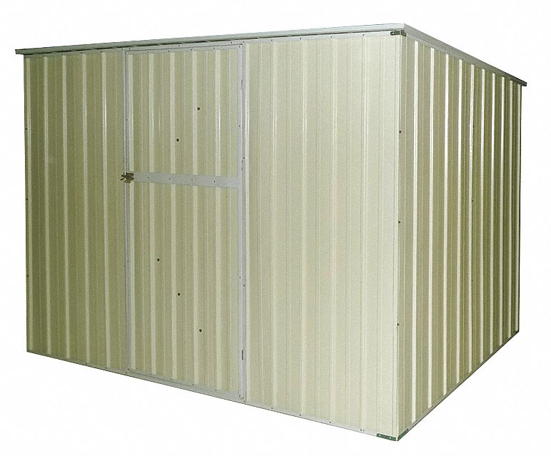D7718 Outdr Strg Shd 6 1/4x8 1/2x6 1/4ft Beige