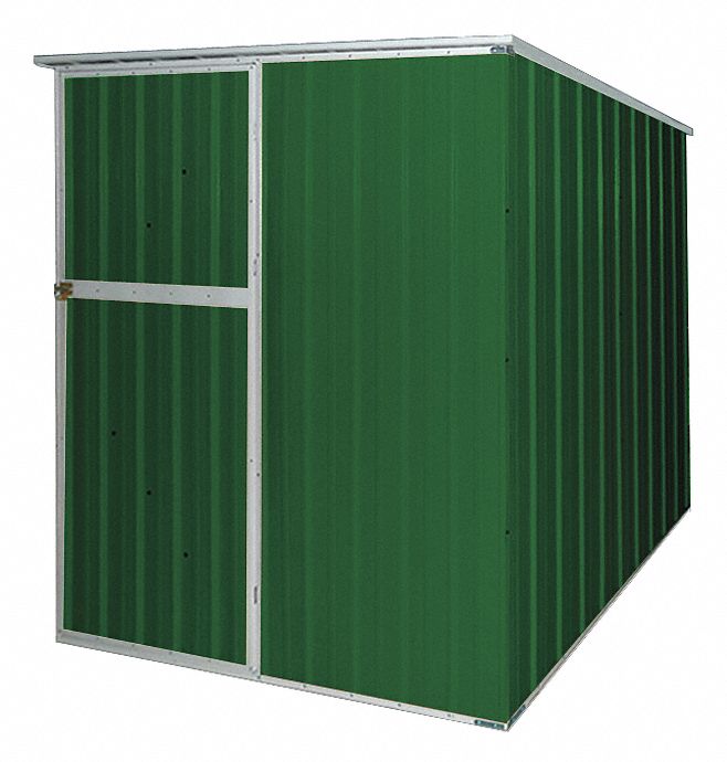 D7717 Outdr Strg Shd 6 1/4x5 5/8x6 1/4ft Green