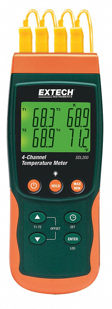 Thermocouple Thermometer 4 Input