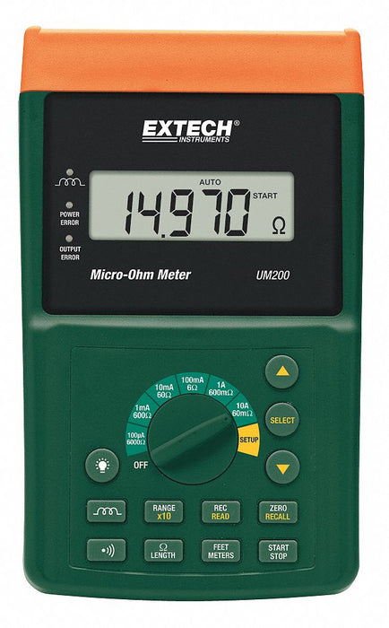 Micro Ohmmeter 6 kiloohm Max Backlit LCD