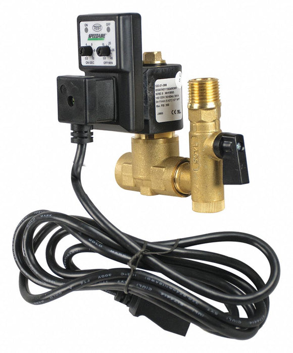 Auto Drain Valve 100-120V 1/2 In.