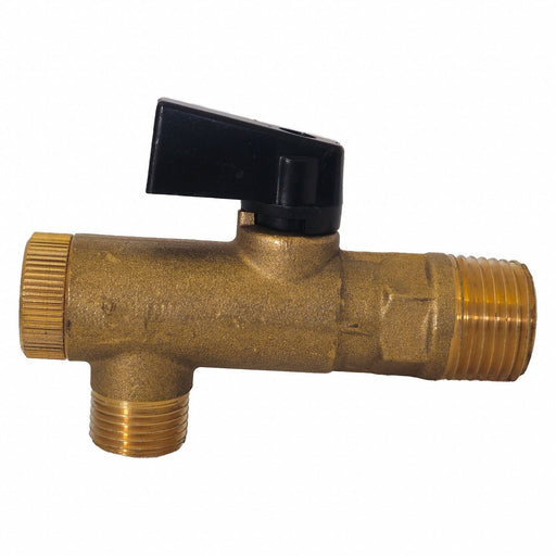 Filter Ball Valve 3/8 in MNPT Drain