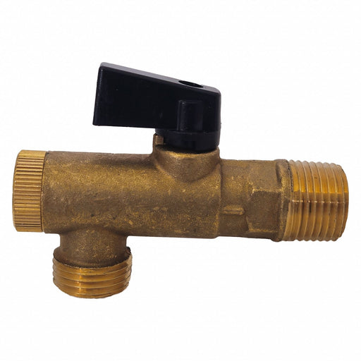 Filter Ball Valve 1/2 in MNPT Drain