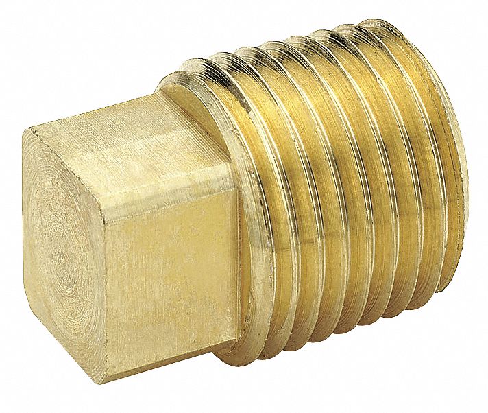 Square Head Plug Brass 3/4 in MNPT