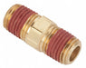 Hex Nipple Brass 1/4 in Pipe Size MNPT