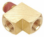 Street Tee Brass 1/8 FNPT x MNPT x FNPT
