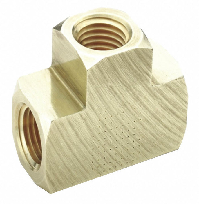 Extruded Tee Brass 3/8 in Pipe Size FNPT