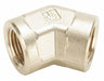 45 Elbow Brass 1/2 in Pipe Size FNPT