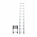 Telescoping Ladder Silver Aluminum