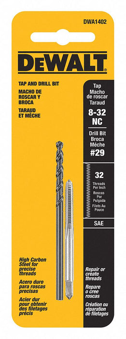 Drill and Tap Set 8 -32NC Thread 2 pcs.