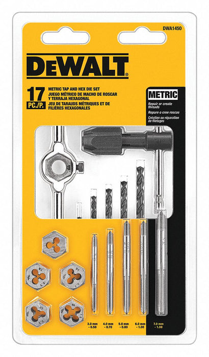 Metric Tap and Die Set 17 pcs.