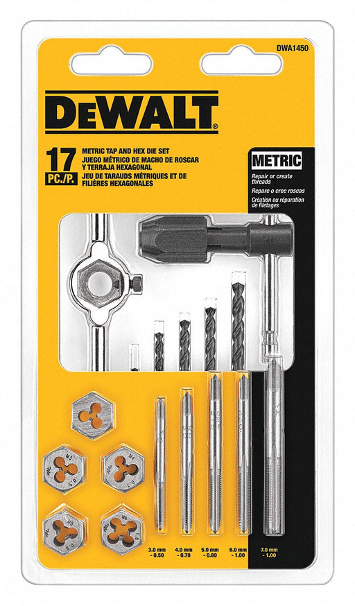 Metric Tap and Die Set 17 pcs.