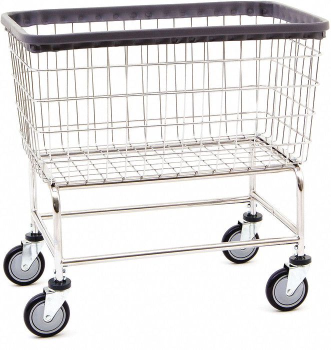 Wire Cart Large Capacity Chrome 4.5 bu.
