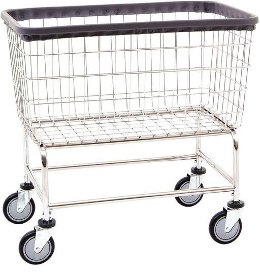 Wire Cart Large Capacity Chrome 4.5 bu.