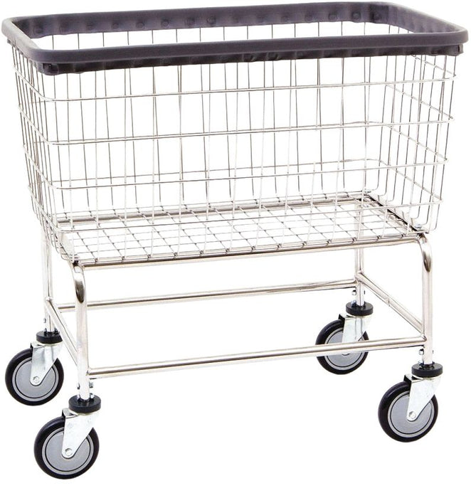 Wire Cart Large Capacity Chrome 4.5 bu.