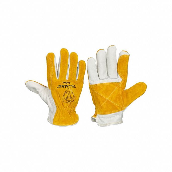 Drivers Glove Split Cowhide Palm M PR