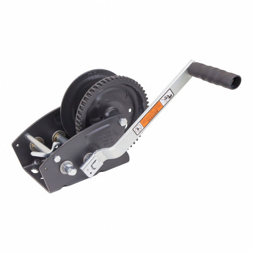 Hand Winch Ratchet Gear Pulling Black