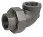 Union Elbow 90 deg 1/2 300 Black DI