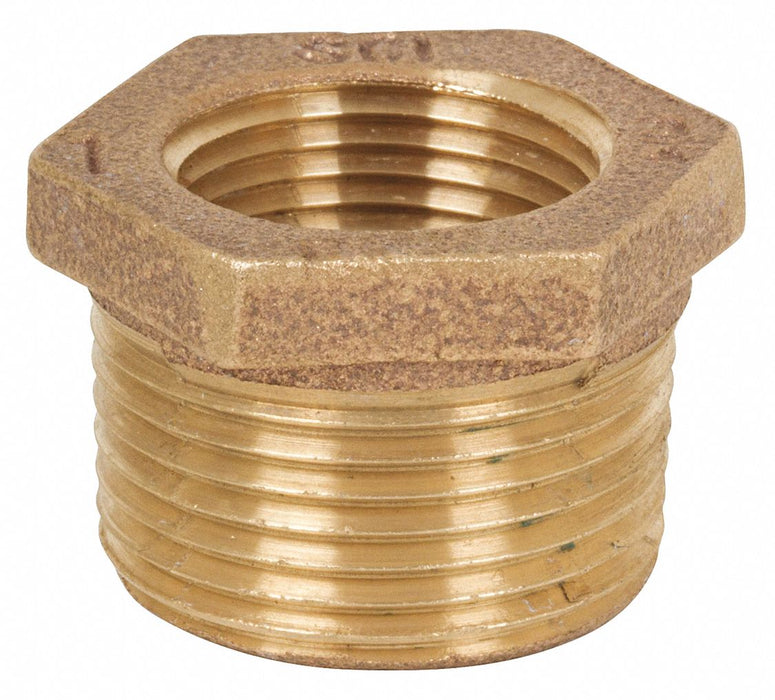 Hex Bushing 3/8x1/4 125 Brz Nl