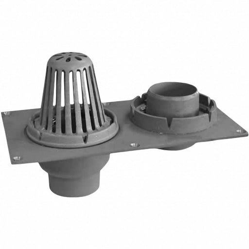 Roof/Overflow Drain 2 pipe No-Hub