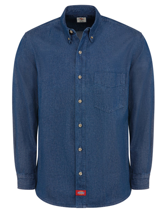 Men's Denim Long-Sleeve Work Shirt