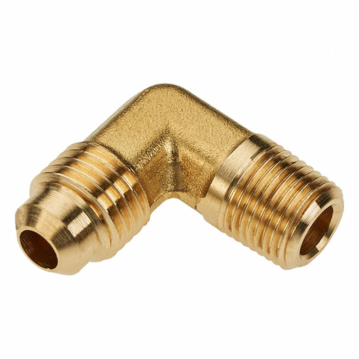 Elbow Brass Flared 1/4 in MNPT 1/8 in