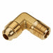 Elbow Brass Flared 1/4 in MNPT 1/8 in