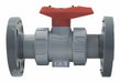 Manual 2-Way Ball Valve Flange CPVC